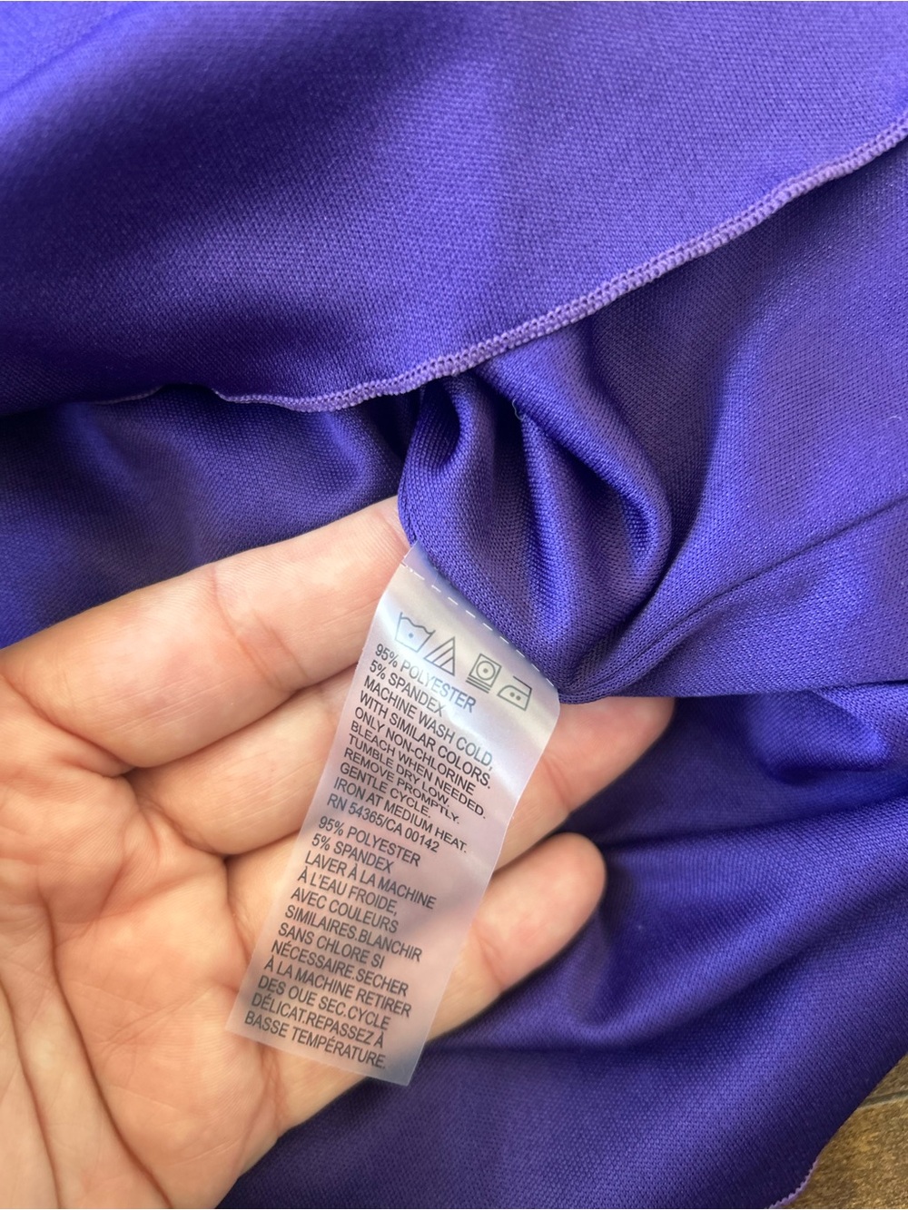 ✨ 3/$25 ✨ Allison Daley Royal Purple Short-Sleeve Ruffled Tee - Picture 4 of 7
